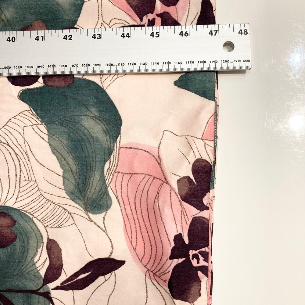 NWT New ALEXIS Pants M Floral Pink Green Super-Wide-Flare Cuffed Palazzo”Dasha” - Picture 12 of 15